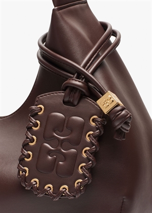 Hobo medium taske Seal Brown A6840 Ganni 